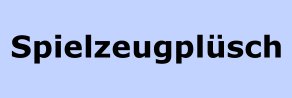 Spielzeugplsch